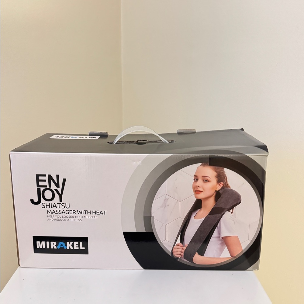 Black Shiatsu Massager with Heat